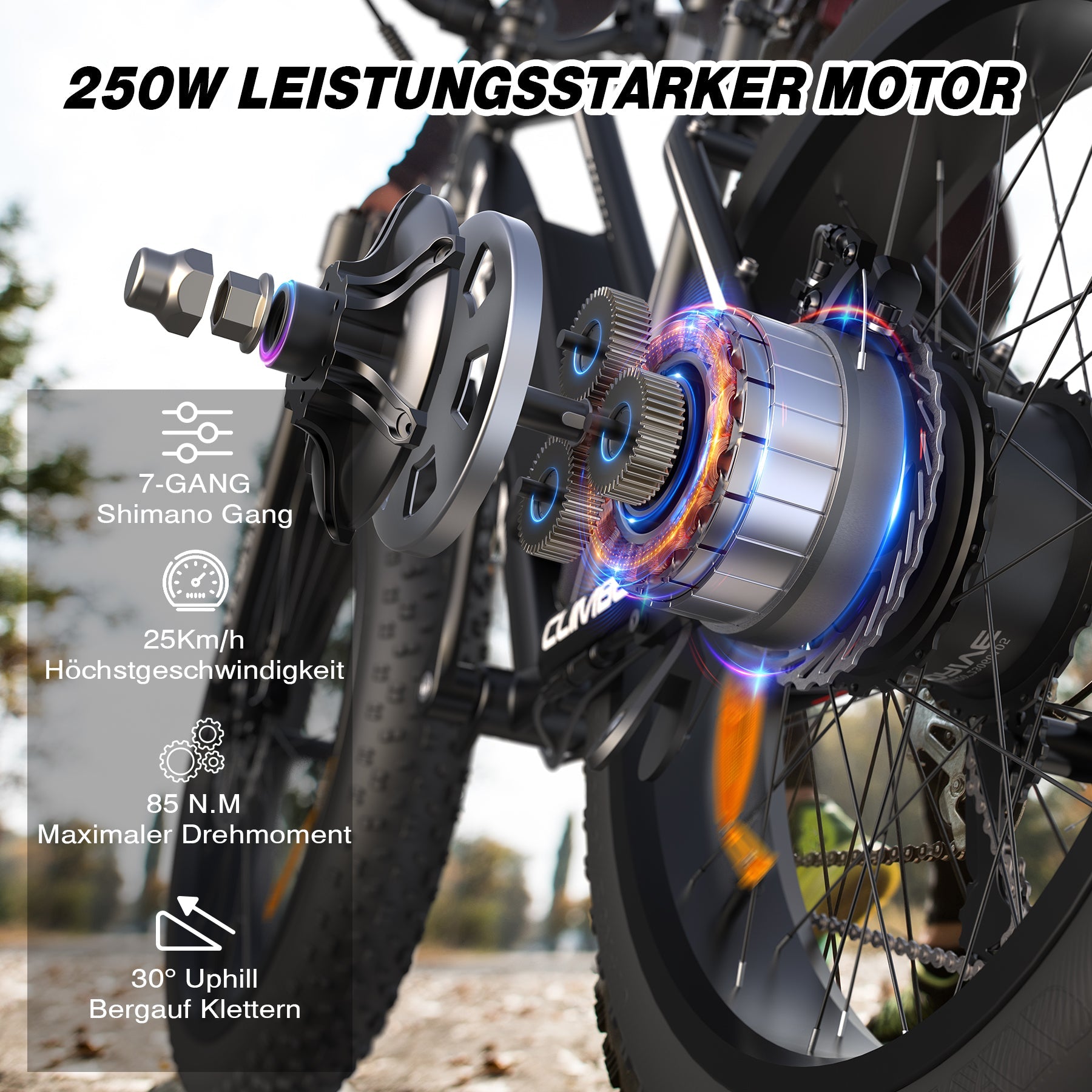 VIPDRIVE CLIMBER 1.2 Electric Bike