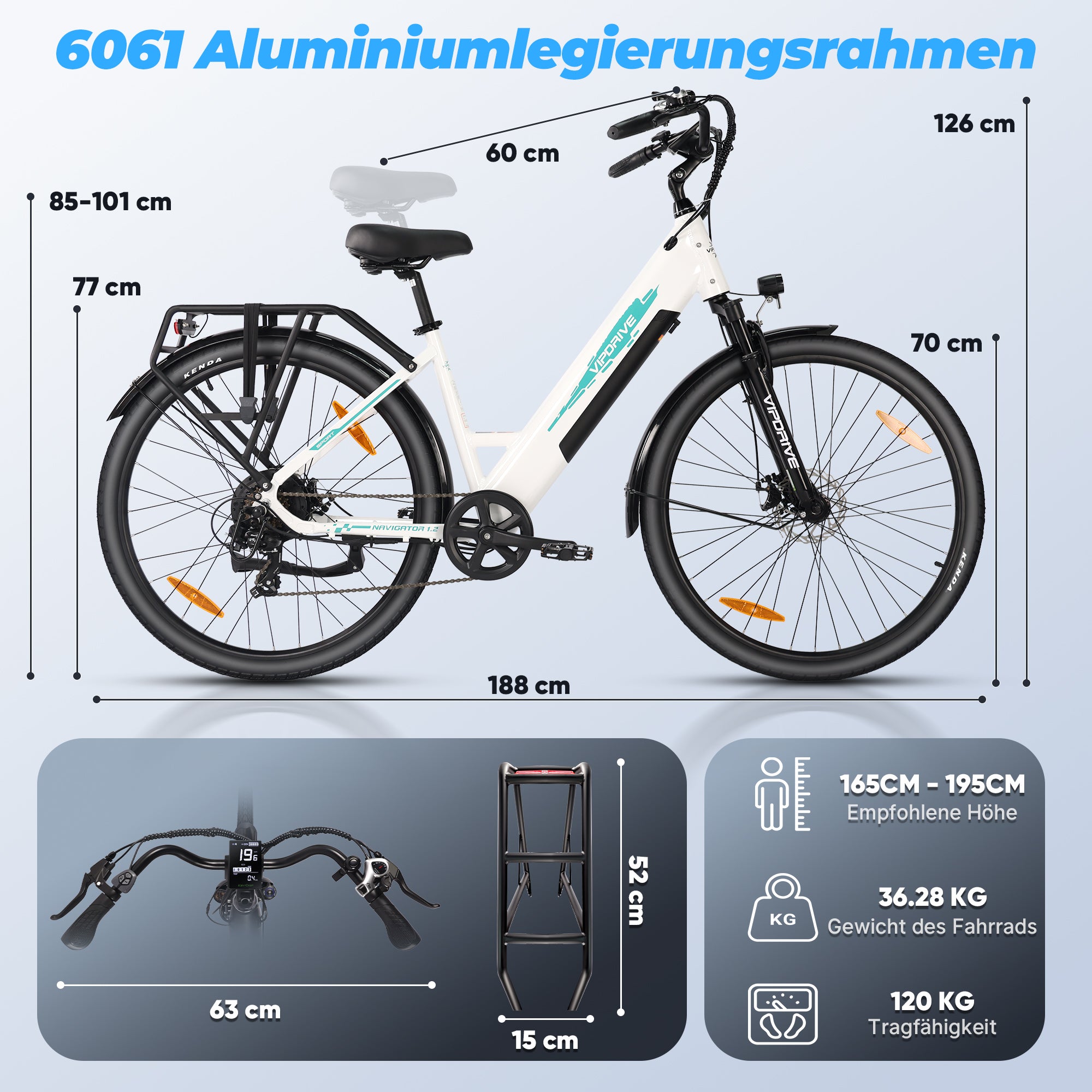 VIPDRIVE NAVIGATOR 1.2 Electric Bike