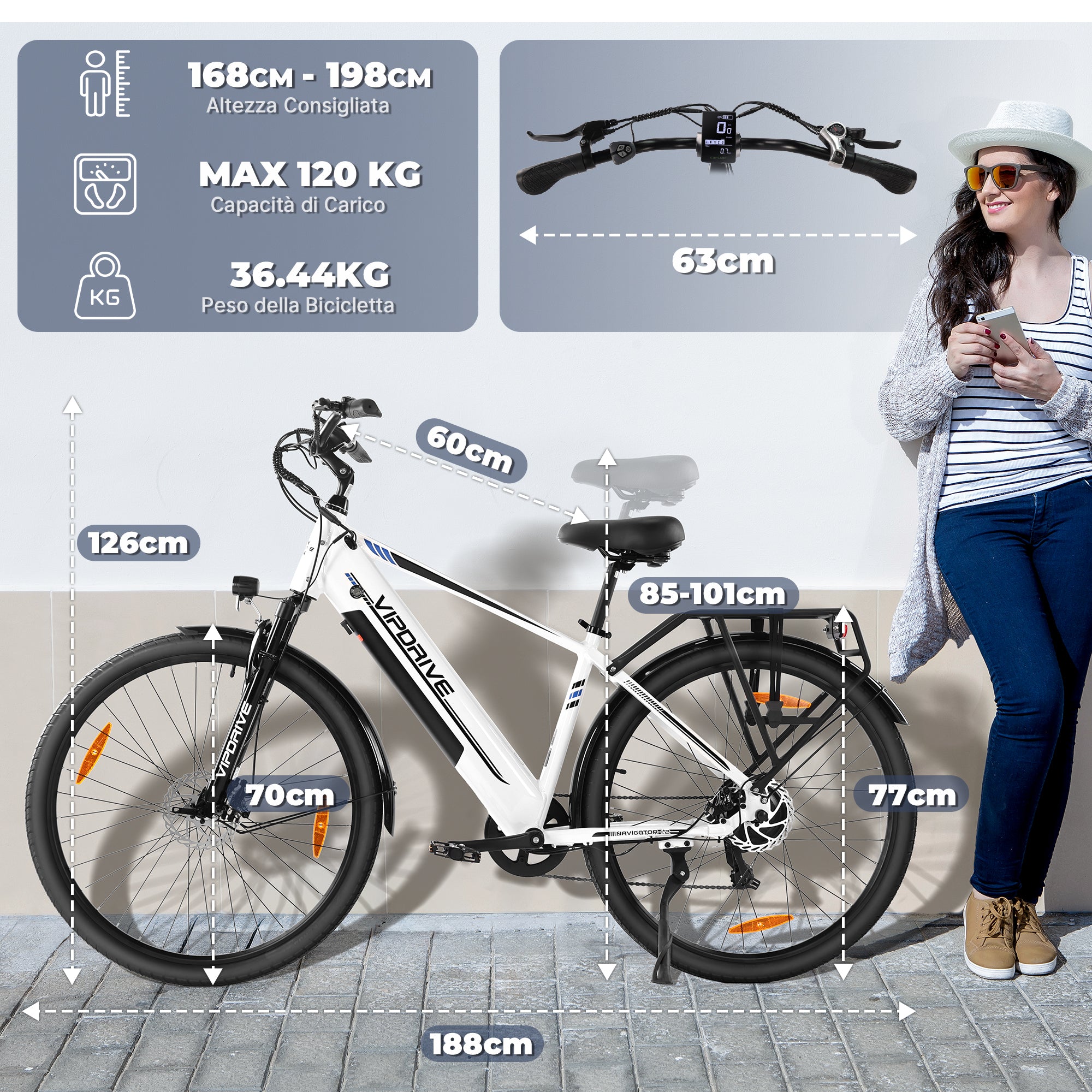 VIPDRIVE NAVIGATOR 1.1 Electric Bike