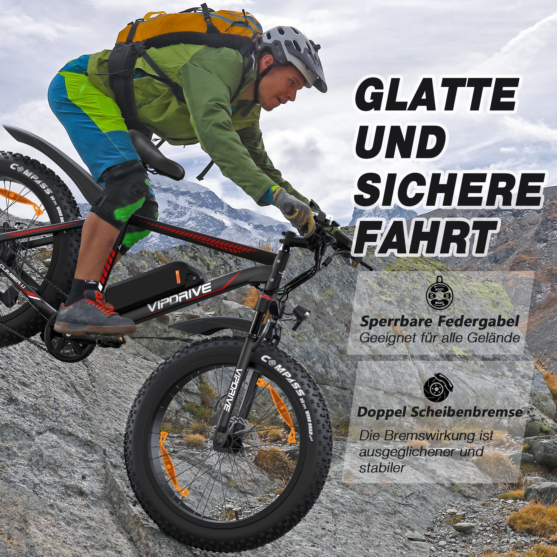 VIPDRIVE CLIMBER 1.1 Electric Bike